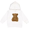 thumbnail image 2 of Inktastic Vintage Teddy Bear with Patch Toddler Hoodie, 2 of 4