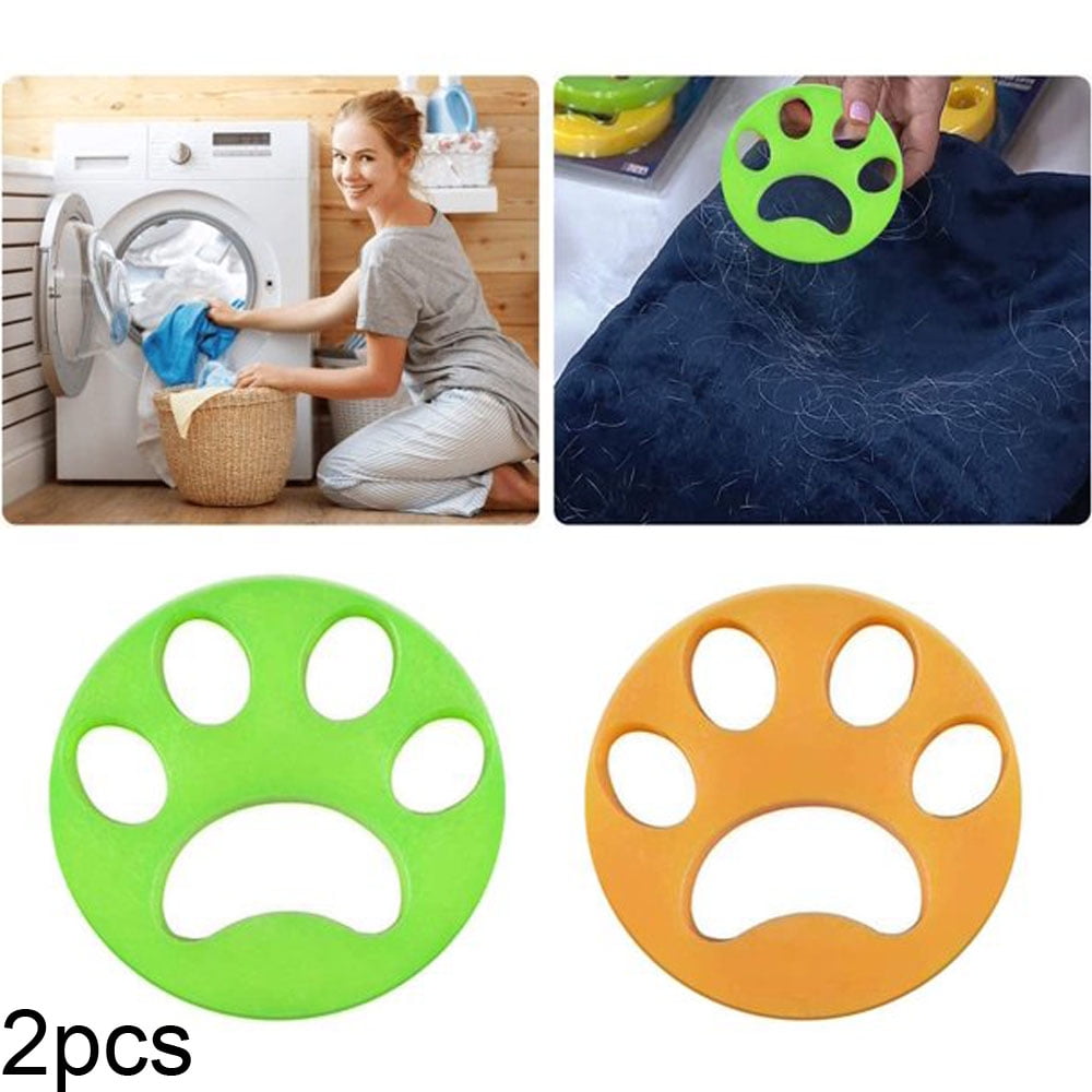 2pcs Floating Pet Fur Catcher Laundry Lint Pet Hair Remover Washing Machine NEW 