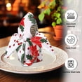 thumbnail image 2 of Juego de servilletas de tela Urban Villa para Navidad, 12 unidades, 100% algodón, 2 of 9