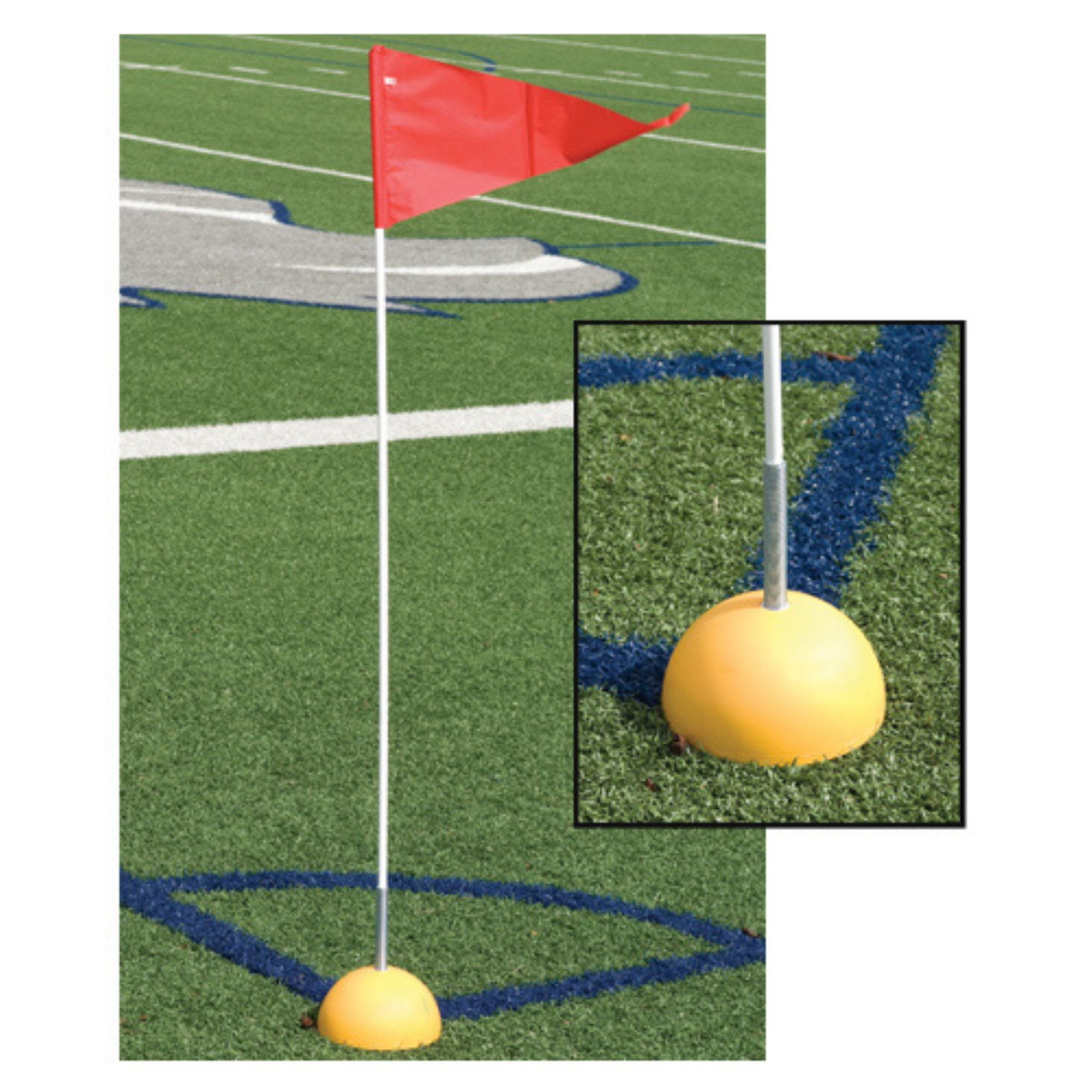 Indoor Outdoor Corner Flags Set