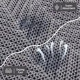thumbnail image 4 of BULULOM Bathroom Rug - Ultra Soft Non Slip Waffle Bath Mat, Bathroom Decor with Tassels, Herringbone Texture Absorbent, achine Washable,20"*30" Grey, 4 of 11
