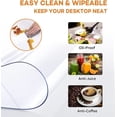 thumbnail image 4 of TRAHOO-30x44 Inch New Version Clear Vinyl Table Cover Protector 1.5mm Thick Desk Pad Protector Cover Clear Plastic Table Mat Tablecloth Protector for Wood Dining Coffee Table Office Writing Desk Pad, 4 of 4