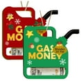 thumbnail image 2 of Gas Money Ornament Holds Cash, Funny Wooden Gas Can Ornament Money Holder, Small Can Fuel Gift Cards, Money Holder for Christmas Tree Decoration,Holiday Gag Gift Decoration 2Pack, 2 of 9