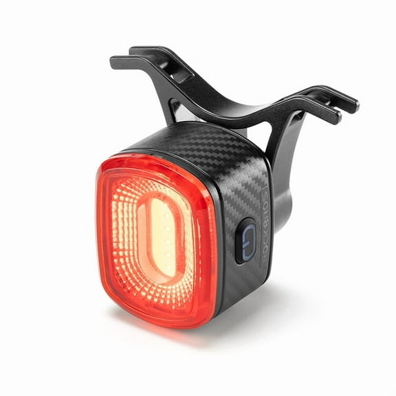 ROCKBROS R2 Co-Frequency Bike Tail Light Cycling Lamp Rear Brake Light,Vibration & Light sensitive 4 Light Modes 260mAh Waterproof Adjustable Cycling Taillight Night Ride
