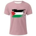 thumbnail image 3 of T-Shirts à Col Rond pour Hommes Séchage Rapide Imprimé Polyester, Coupe 3D Col Rond Haut Athlétique pour Gym, Course, Cyclisme & Décontracté, 3 of 5