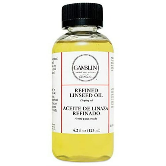 Gamblin Artists Oil Colors - Refined Linseed Oil - 16 oz