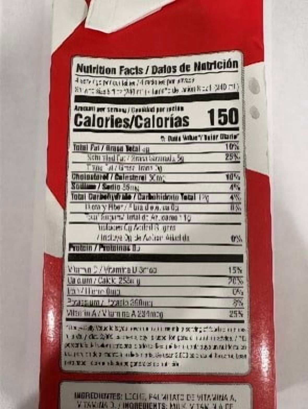 Indulac Vitamin A & D Regular Milk, 32 oz Carton