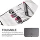 thumbnail image 5 of Inteprter Bolsa de almacenamiento de nailon de viaje, moldeador de pelo plegable, bolsa con compartimentos de gran capacidad, suministros para el Almacenamiento y organización del hogar Gris, 5 of 6