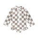 thumbnail image 1 of Traje De Baño Traje de baño para niñas bebés Traje de baño a cuadros con volantes para niños Protección solar (Café 12-18M) Cgtredaw Para estrenar, 1 of 1