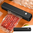 thumbnail image 3 of PureCasa Electric Vacuum Sealer for Food Storage & Preservation, 110V 80W Automatic Vacuum Sealer Household Packaging Machine for Plastic Bags, Kitchen Supplies, 13.8"x2.6"x2", 1PC, Black, 3 of 6