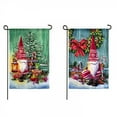 thumbnail image 2 of Christmas Gnome Garden Flag 2 Sided Candy Cane Wreath, 2 of 4