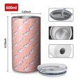 thumbnail image 4 of 20oz Coffee Tumblers Pink Cartoon Unicorn Lightning Pattern Stainless Steel Vacuum Insulated Travel Tumbler Coffee Cups Mug with Lid and Straw with Cleaning Brush for Cold & Hot Drinks, 4 of 5
