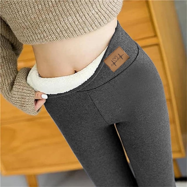Legging Chaud pour Femmes Grande Taille Rabais de 50 % en Liquidation Mode Décontractée Extensible Leggings pour Dames Taille Haute Garde au Chaud Pantalon Long