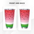 thumbnail image 3 of Goofa Watermelon for 20 oz Skinny Tumbler Stainless Steel Coffee Mug Slim Vacuum Insulated Travel Cup Car Cup-Straw Three-piece Set, 3 of 8