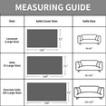 thumbnail image 2 of Smuge Couch Cover Sofa Cover Protector Slipcover, L Shape 3 Cushion Throw Sofa Towel Furniture Cover for Dogs Cats Home Decor (71"x 134", Black White), 2 of 8