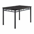 thumbnail image 3 of Topline Home Furnishings 5pc Faux Marble Dining Set, 3 of 6
