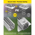 thumbnail image 4 of GZBEVITAR Spring Channel Nut and Bolt - 1/2" x 15/16" for 1-5/8" Strut Channel. Strut Channel Spring Nut 1/2"-13 with Thickened Galvanized Plating (1, 4 of 7