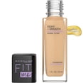 thumbnail image 1 of Maybelline New York Fit Me Dewy + Smooth Foundation Makeup, 128 Warm Nude, 1 Fl. Oz (Pack of 1), 1 of 2