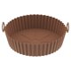 thumbnail image 2 of Revestimiento de silicona de grado alimenticio, ollas de silicona para freidora de aire Ollas de silicona para freidora de aire Cesta con revestimiento para freidora de aire Diseño fácil de usar, 2 of 8