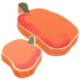 thumbnail image 1 of WHAMVOX 2Pcs DIY Pumpkin Cutouts for  Decor Orange PVC Desktop Pumpkin Ornaments, 1 of 8