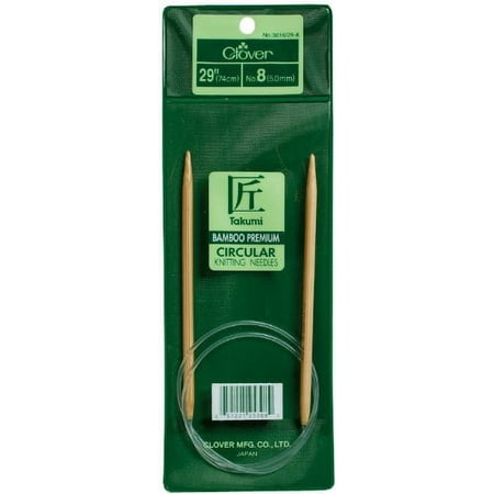 UPC: 0051221253089 | Clover Needlecraft Takumi Circular 29 No. 8 (5.00mm)