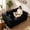 Black, variant on Apicizon Corduroy Reclining Divan Sofa Bed with 4 Pillows, Black