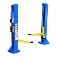 thumbnail image 4 of FashionCha Lift Model 1/64 Scale Car Lift Model Layout Decoration Miniature Garage Equipment Simulation Diorama Auto Repair Tool Model PP Material Suitable for Desktop Display Workshop Scene Blue, 4 of 8