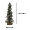 thumbnail image 3 of Nrmvnmi Christmas Trees,Artificial Christmas Tree Bottle Brush Trees Christmas ,Bottle Brush Tabletop Trees with Wooden Base for Decoration Miniature, 3 of 6