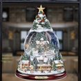 thumbnail image 4 of Pegatina de Navidad con escultura giratoria de árbol de Navidad, calcomanías adhesivas para ventana, pegatinas de tren de muñeco de nieve de invierno, decoración de fiesta en casa, 4 of 4