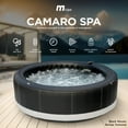 thumbnail image 4 of MSpa Round Inflatable Bubble Massage Spa, 4-6 Person Hot Tub, Super Camaro, 4 of 10