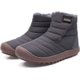thumbnail image 2 of Cyiecw Womens Mens Snow Boots Waterproof Non Slip Ankle Booties Outdoor Warm Shoes Slip on Boots, 2 of 7