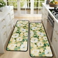 thumbnail image 4 of Kitchen Rugs Sets Of 2,Pioneer Flower Floral Print Pattern Anti Fatigue Kitchen Mat Rugs Non Slip Washable,Decorative Kitchen Floor Mats for Kitchen,Sink,Laundry,17"x47"+17"x47", 4 of 5