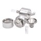 thumbnail image 1 of Molinillo de humo de metal con manivela 44MM * 107MM todo el molinillo de humo de embudo de aluminio LingWen 8390614678897, 1 of 1
