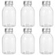 thumbnail image 2 of ColoMX Botellas de almacenamiento de yogurt de 6 piezas botellas de leche a prueba de fugas con tapas portátiles de botellas de leche de sellado botellas de jugo, 2 of 8