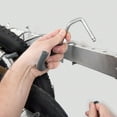 thumbnail image 4 of Delta Heavy Duty Track Rack Wall Mount Bike Rack - 6-Bike, Silver, 4 of 7