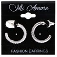 thumbnail image 2 of Mi Amore Boho Dangle-Earrings Silver-Tone, 2 of 2