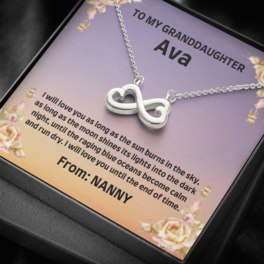 Nanny, Granddaughter Necklace, Gifts 