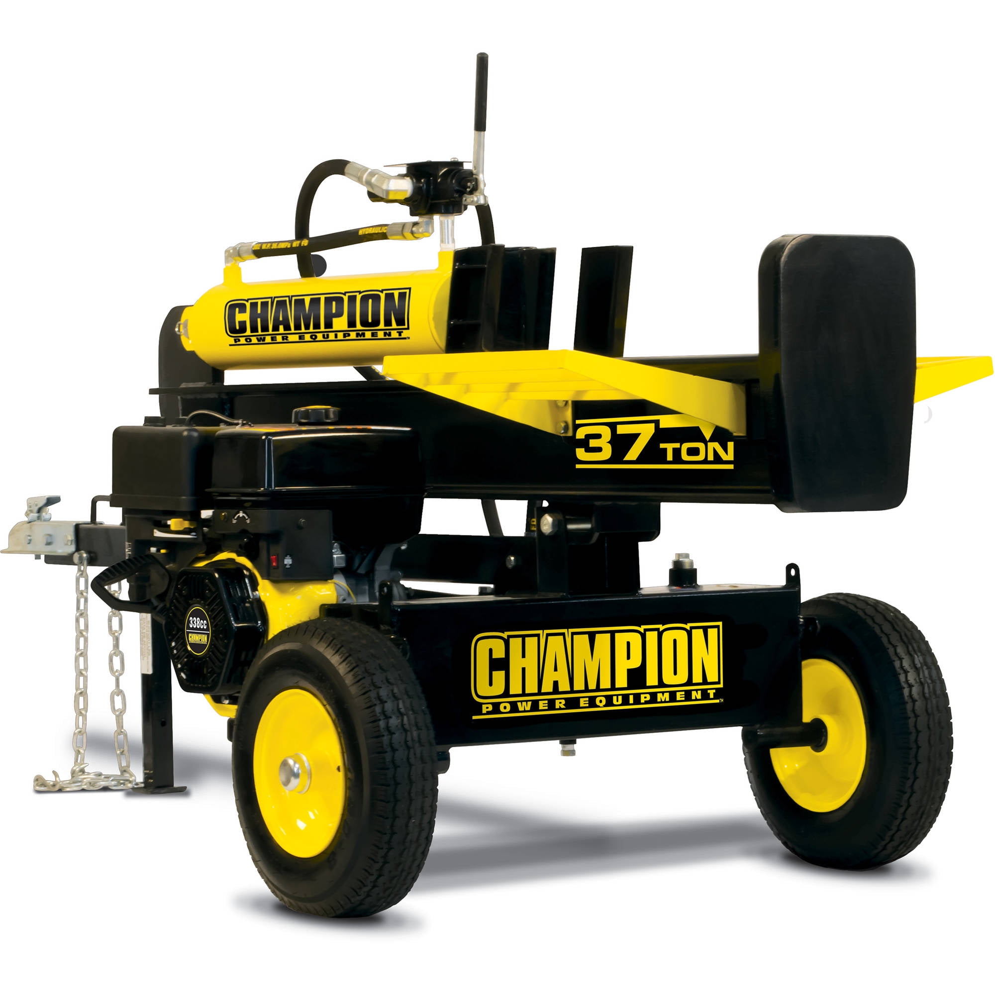 Champion 100250 37Ton Horizontal/Vertical Full Beam Gas Log Splitter with Auto Return