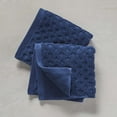 thumbnail image 6 of Better Homes & Gardens Signature Soft Textured 6 Piece Washcloth, Blue/White, 6 of 7