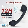 thumbnail image 4 of Retro Phone Handset with High-Fidelity 38mm Speaker & 111dB Sensitivity, Smart Chip for HD Calls, Durable ABS Design with Tangle-Free Cord, 4 of 7