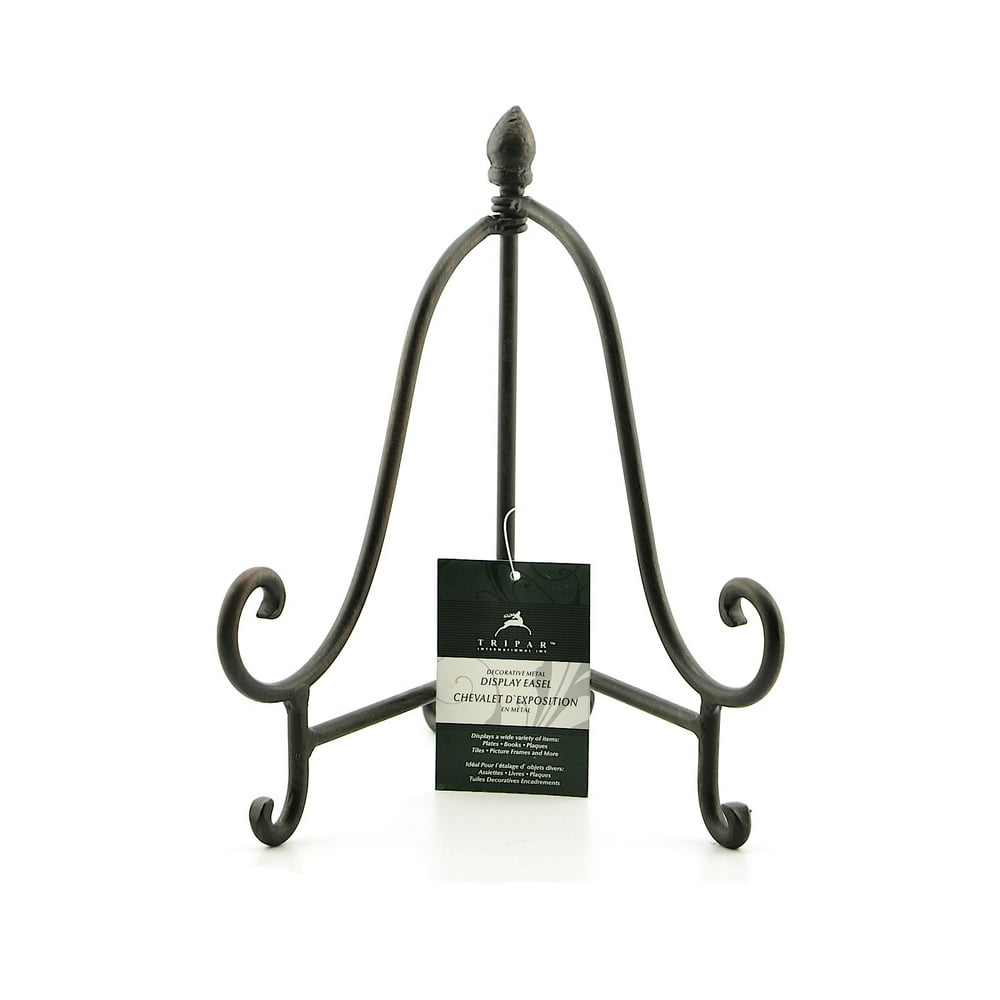 Baldwin Metal Folding Table Top Easels 8 1/2 in., each, mahogany (pack