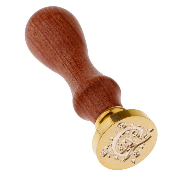 Sello sello cera de sellado Vintage clásico alfabeto inicial A-Z para se describe SM SunniMix Sello de cera de sello Letra C