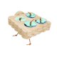 thumbnail image 5 of Comedero de madera para pájaros, juguete para masticar loros, soporte interactivo para percha de pájaros cuadrado, 5 of 9