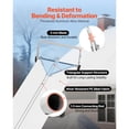 thumbnail image 3 of KFFKFF Snow Roof Rake, 18.5 in Aluminum Blade, 5.2-30 ft Extendable Roof Snow Scraper with Wheels & Slide, Lightweight Tool for Clearing Snow, Leaves, and Debris from Rooftops, 3 of 9