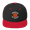 Black/ Red, variant on "There Is No Off Season" Snapback Hat by LU JACKS® (Black/ Red)