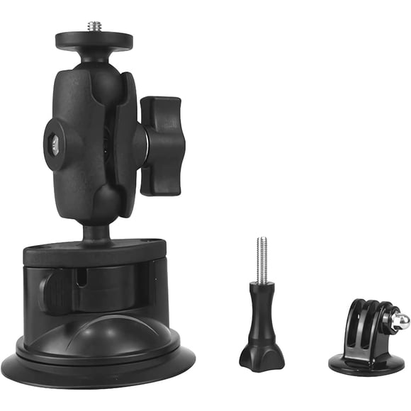 Car Windshield Suction Cup Mount for Insta360 ONE X3, X2, X, R, RS, GO 2, GoPro Hero Max Fusin 10 9 Accessories and DJI