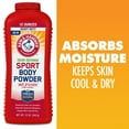 thumbnail image 6 of (5 pack) Arm & Hammer Sport Body Powder for Odor Control, Sport Scent, 12 oz, 6 of 14