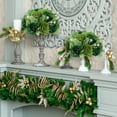thumbnail image 7 of Green Rose Flower Balls -10pcs Romantic Plastic Artificial Flowers Realistic Flower Arrangement for Wedding Centerpiece Party Garden Decoration, 7 of 7