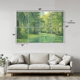 thumbnail image 2 of 8 Pack Art Acoustic Panels Sound Absorbing Swamp Scenic Lake Decorative Soundproof Wall Panels Self Adhesive for Nursery Game Room Bedroom 48"x32", 2 of 7