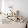 thumbnail image 6 of Homewish Floral Butterflies Bedding Comforter Set 7pcs for Teens Boys Girls,Chic Flowers Queen Bedding Sets Super Cozy,Retro Vintage Queen Sheet Sets,Ultra Soft Home Decor,Reversible, 6 of 8